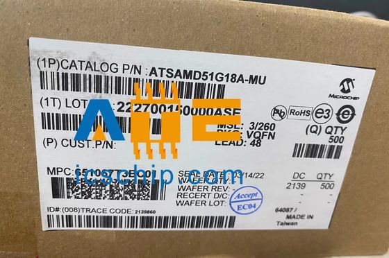 ATXMEGA64D4-MH Microcontrollori a 8 bit - MCU 64KB FL,2KB EE,4KB SRAM 1.6-3.6V